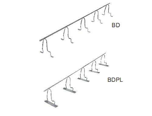 樓板用間隔件（雙層配筋接連，通長(zhǎng)式）BD